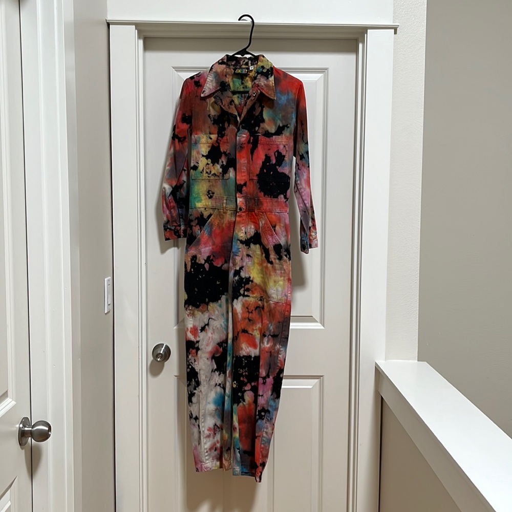 Big Bud Press Everyday Jumpsuit Magic Waters Tie-Dye XS